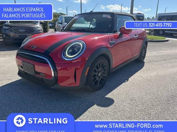 MINI COOPER CONVERTIBLE 2022 WMW23DL0XN3P27460 image